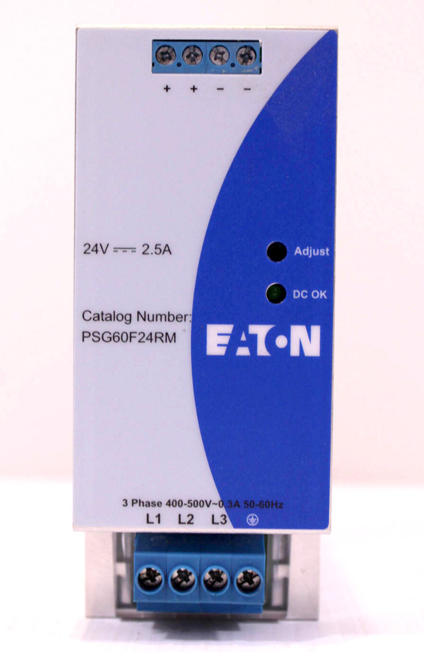 Eaton PSG60F24RM-A3 Power Supply 3PH 400-500V .3A 50-60Hz