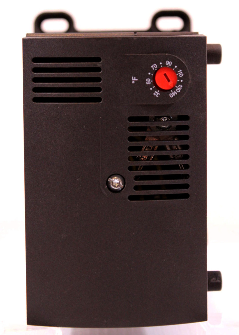 Stego 13059.9-00 Panel Mount Fan Heater 10A 120V 950W 50/60Hz Din Rail or Screw Mount