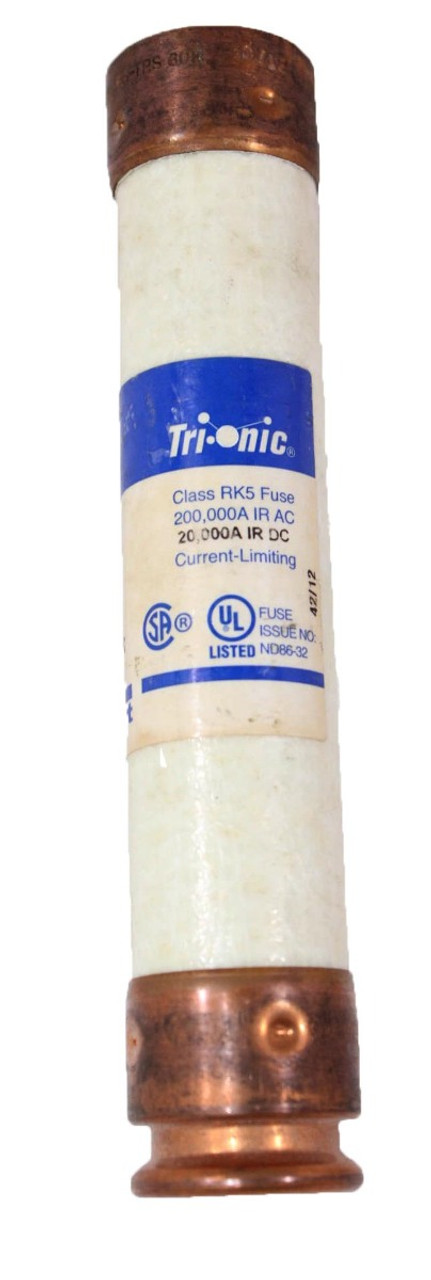 Ferraz Shawmut TRS60R Fuse 60A 600V 200kA Class RK5 Dual Element Time Delay