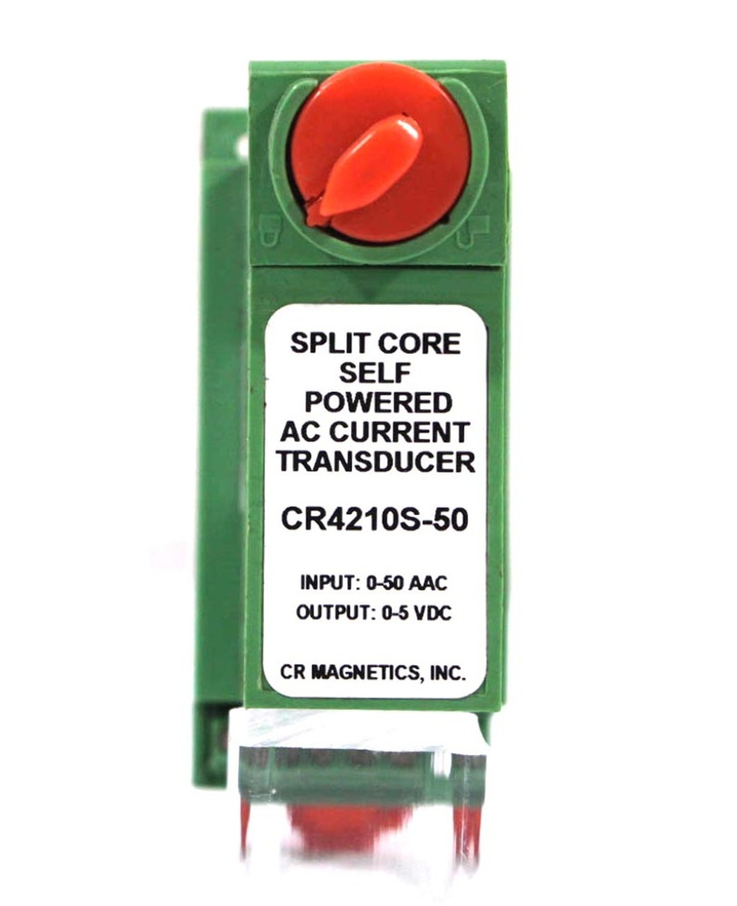 CR Magnetics CR4210S-50 Current Transducer 0-5V 35mm DIN Rail Self Powered