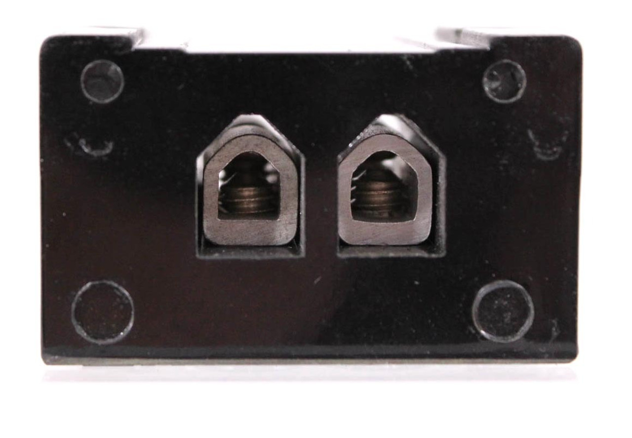 Marathon 1102 Barrier Terminal Block 65A 600V 2-Row 2-Position 18AWG-6AWG Pnl Mt