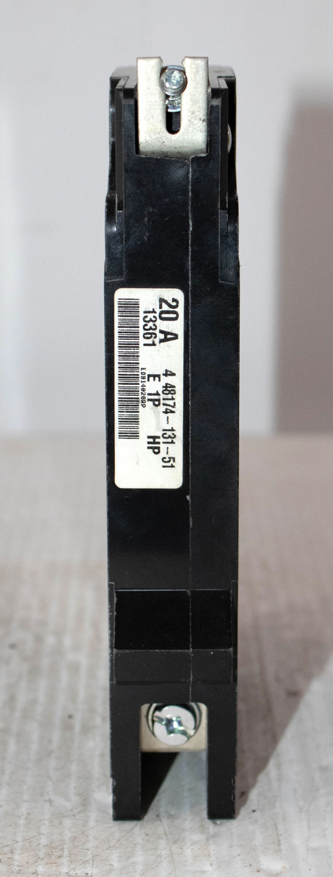 Square D EDB14020 Breaker 20A 277V 1P 18kA Bolt-On Molded Case Type EDB Thermal Magnetic