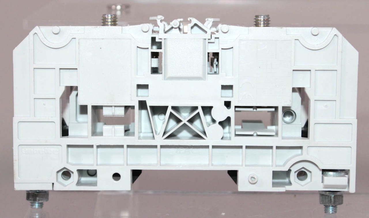 Entrelec D35/27.FF Power Terminal Block 2 Studs M6 600V/125A 35mm Block 27mm Spacing