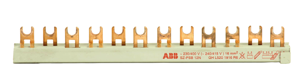 ABB SZ-PSB 12N Busbar – Insulated Phase Distribution Bar for MCB Panels