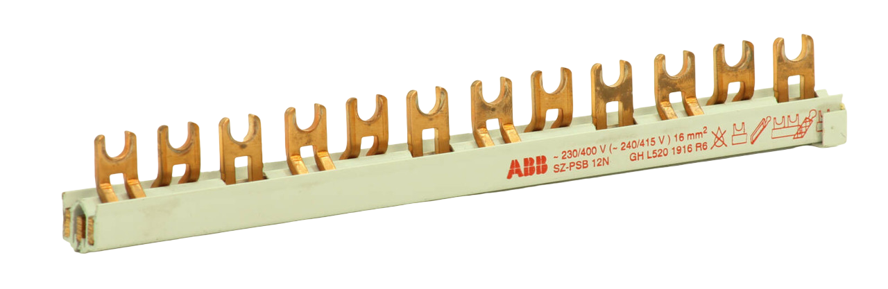 ABB SZ-PSB 12N Busbar – Insulated Phase Distribution Bar for MCB Panels