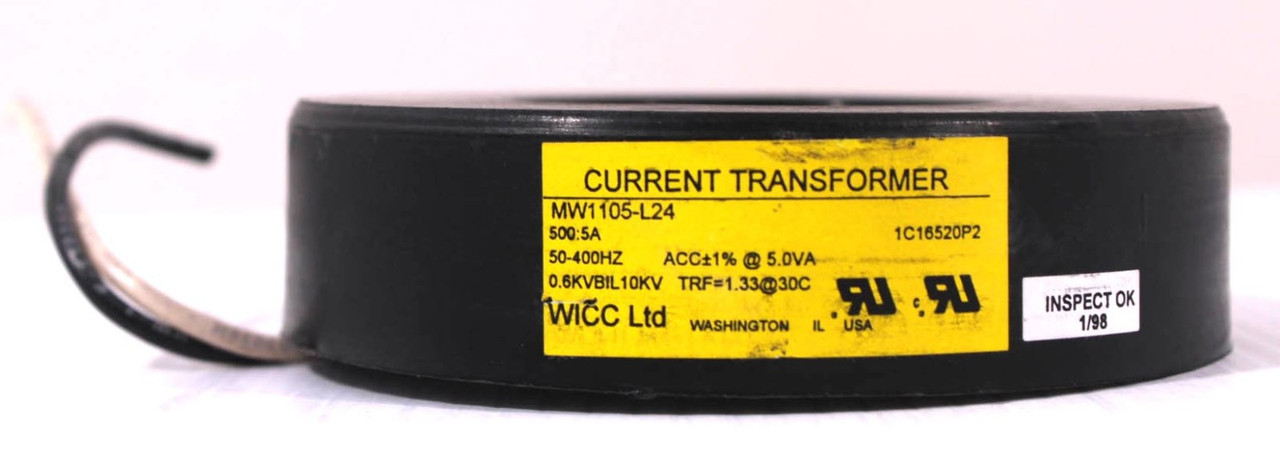 WICC MW1105-L24 Current Transformer 500:5A 50-400Hz 0.6KVBIL10KV 1C16520P2