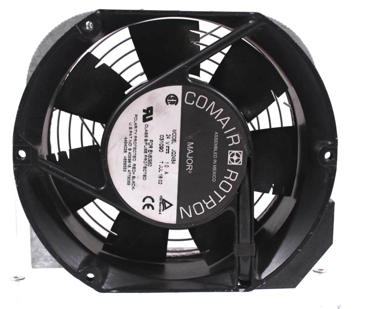 Comair Rotron JQ24B4 Polarity Protected Cooling Fan 1.0A 24VDC 2-Wire Red/Black