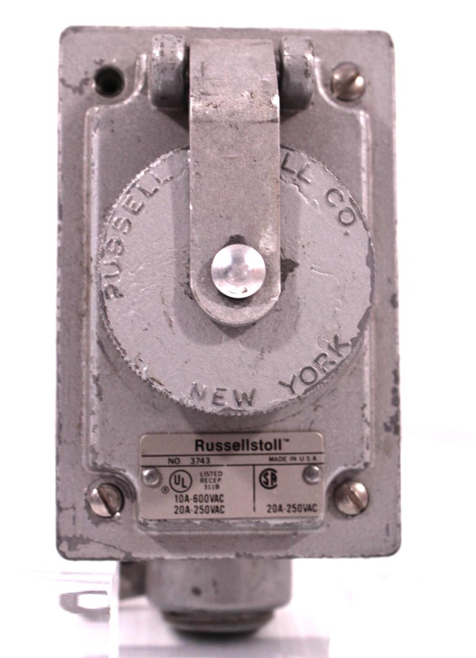 Russellstoll 3743 Receptacle 20A 250VAC