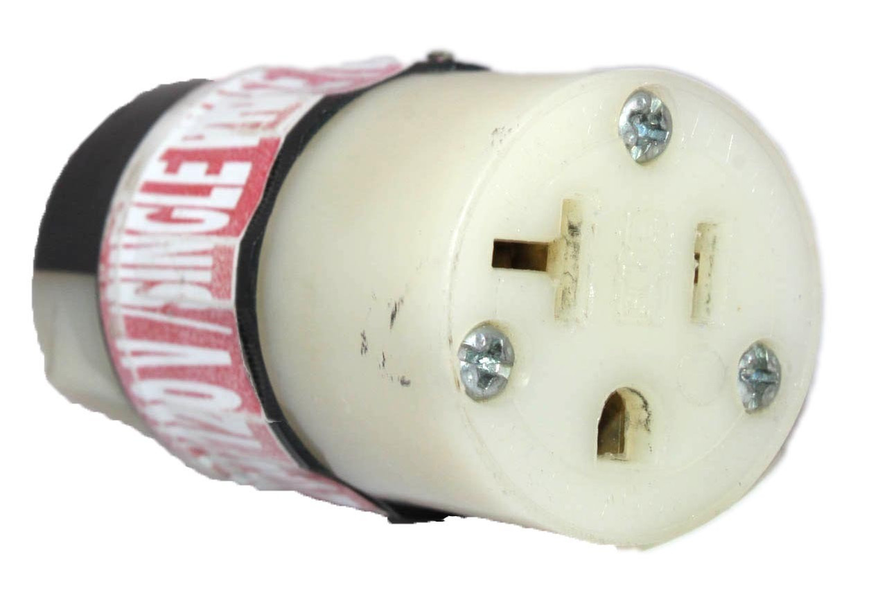 Leviton 5369-C Straight Blade Connector 20A 125V 2P 3W NEMA 5-20 Groundng Indus