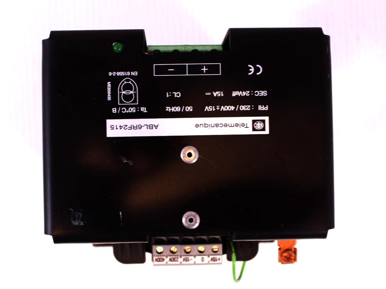 Telemecanique ABL-6RF2415 Rectifier Power Supply Pri: 230/400V 15V Sec: 24Veff 15A