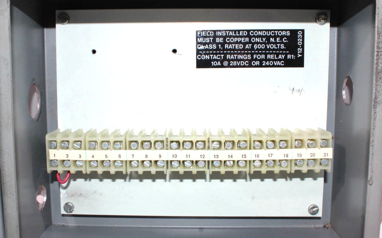 Queen Products Co Y12-0230  Terminal Block 21 Connectors