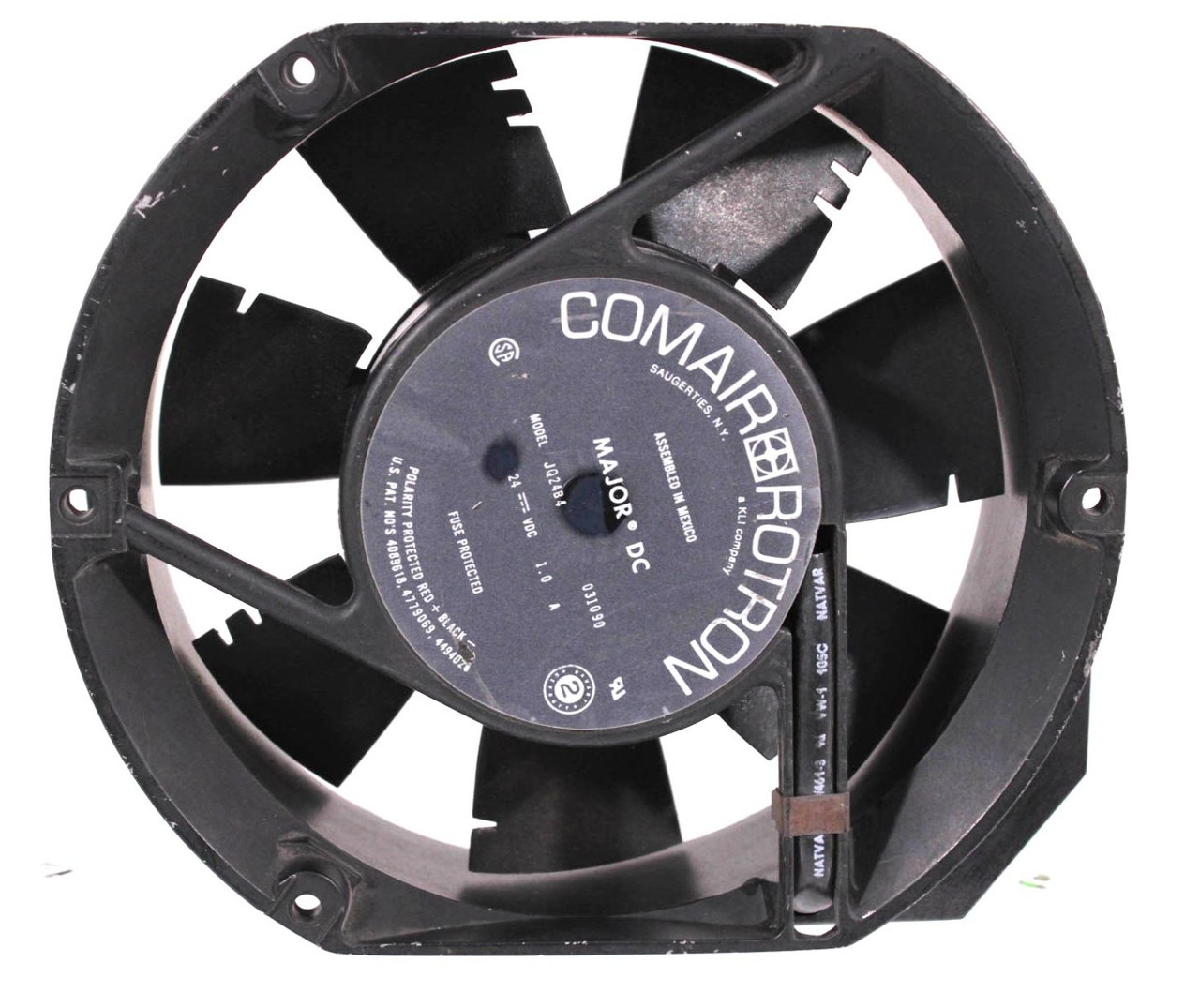 Comair Rotron JQ24B4 Polarity Protected Cooling Fan 24VDC 1.0A 7 Blade.