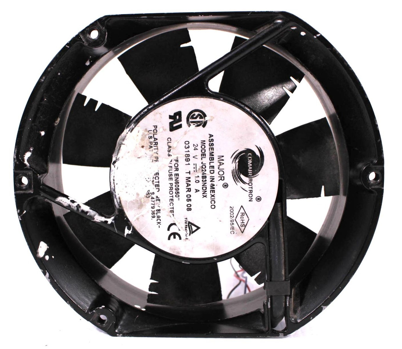 Comair Rotron JQ24B3NDNX Polarity Protected Cooling Fan 24V 1.0A