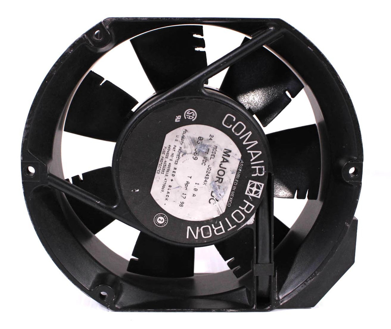 Comair Rotron JQ24B4X Polarity Protected Major DC Fan 24V 1.0A 2-Wire Red/Black