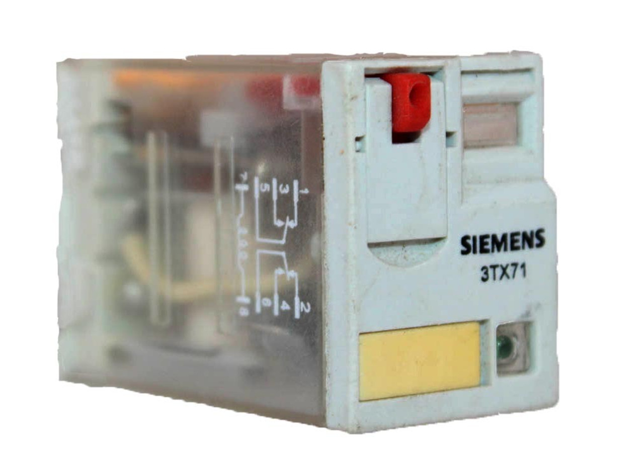 Siemens 3TX7114-5LF13 Plug-In Relay 15A Coil 120V 50/60Hz 8 Pin