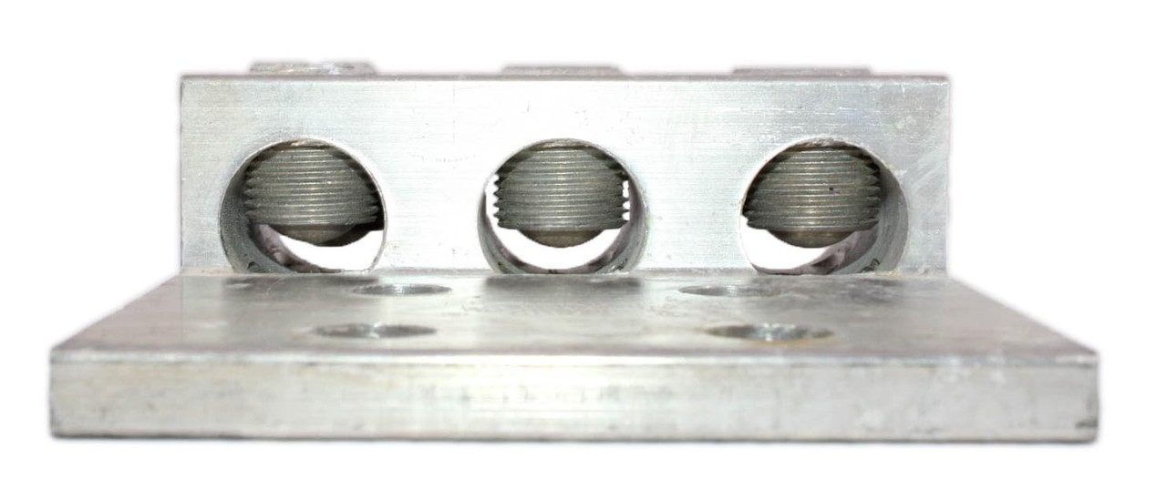 Burndy KK3A36U-4N Mechanical Lug 1/2 Stud 3 Ports 4-Holes 600KCMIL-2