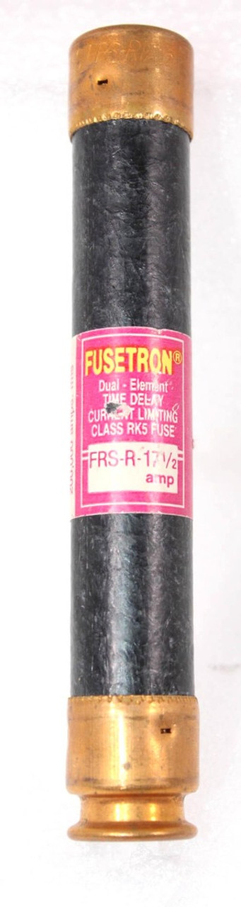 Bussmann Fusetron FRS-R-17 1/2 Fuse Dual Element Time Delay Class RK5 17 1/2A 600V