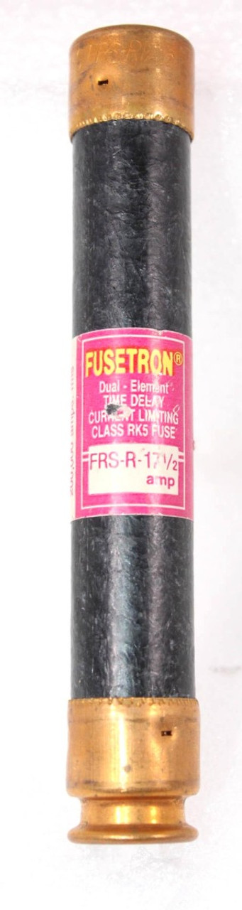 Bussmann Fusetron FRS-R-17 1/2 Fuse Time Delay Class RK5 17 1/2A 600V