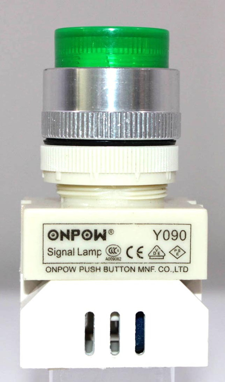 OnPow Y090 Green Signal Lamp 120V