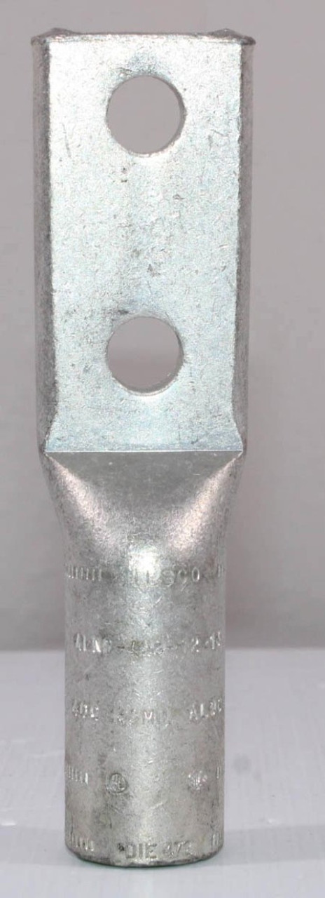 Ilsco ALND-400-12-134 Surecrimp Aluminum Compression Lug 2-Holes 1/2 Stud 400 kcmil