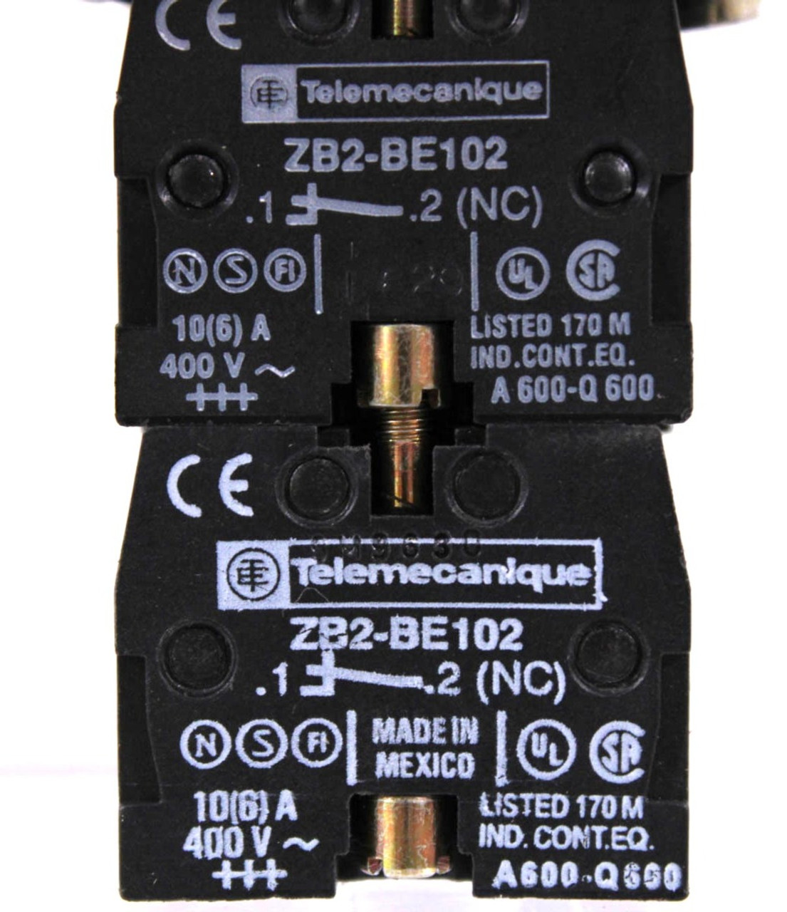 Telemecanique ZB2-BE102 Contact Block w/Rotary Switch
