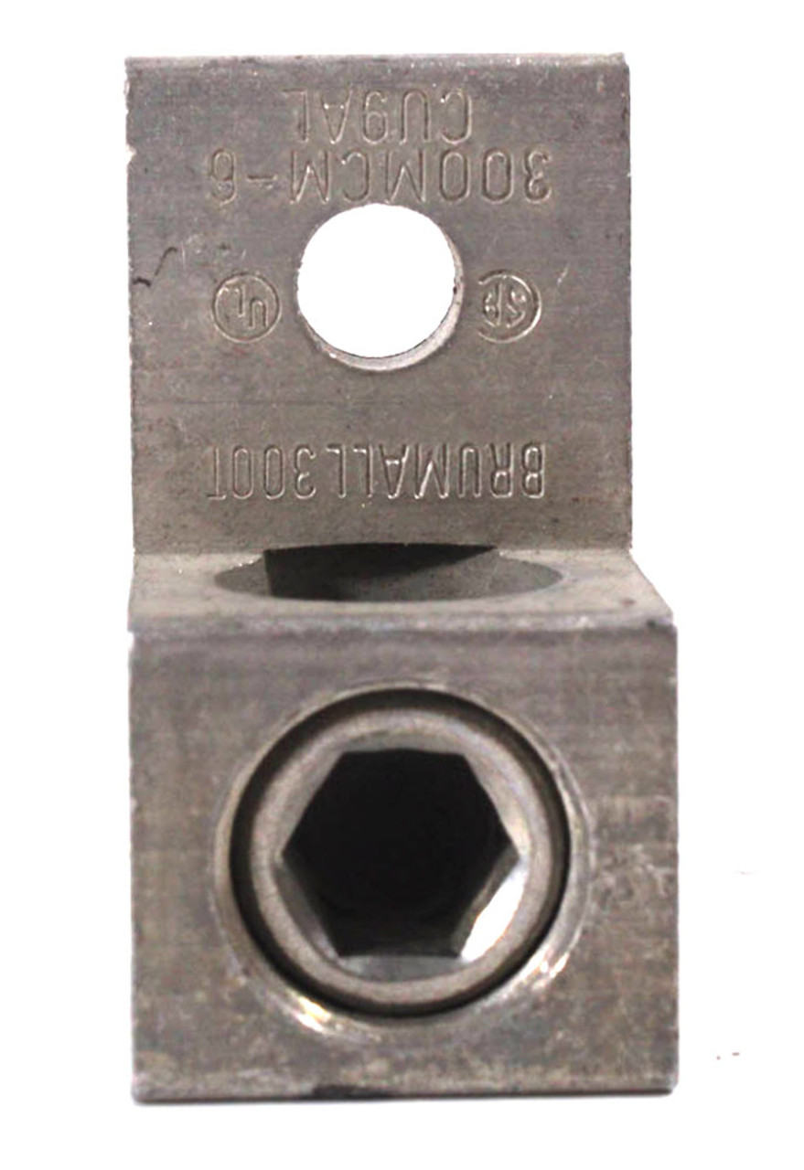 Brumall 300T Mechanical Lug 300MCM-6 Single Port 1-Hole