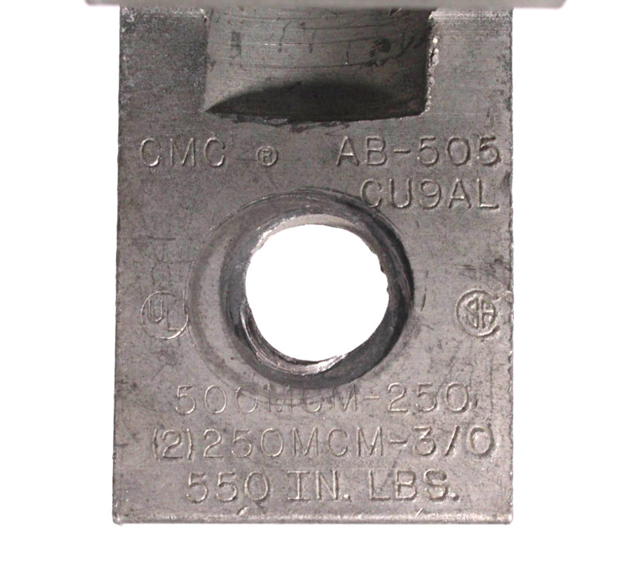 CMC AB-505 Mechanical Lug 500MCM-250 Single Barrel 1-Hole