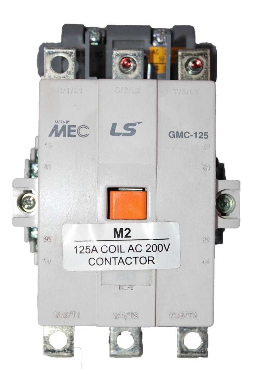 LS Industries (LG) GMC-125 Contactor 125A 3P w/100-240VAC 100-220VDC Coil