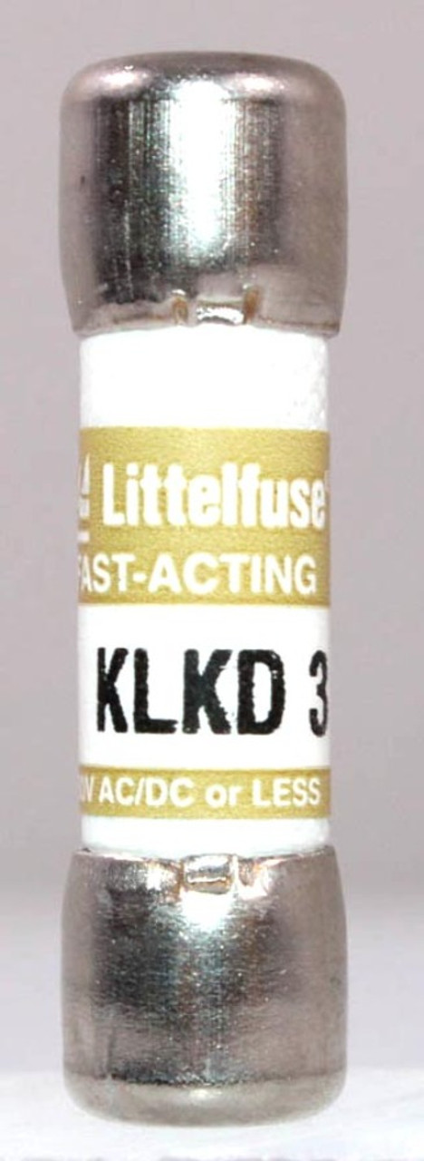 Littelfuse KLKD 3 Fast Acting Fuse 3A 600V AC/DC