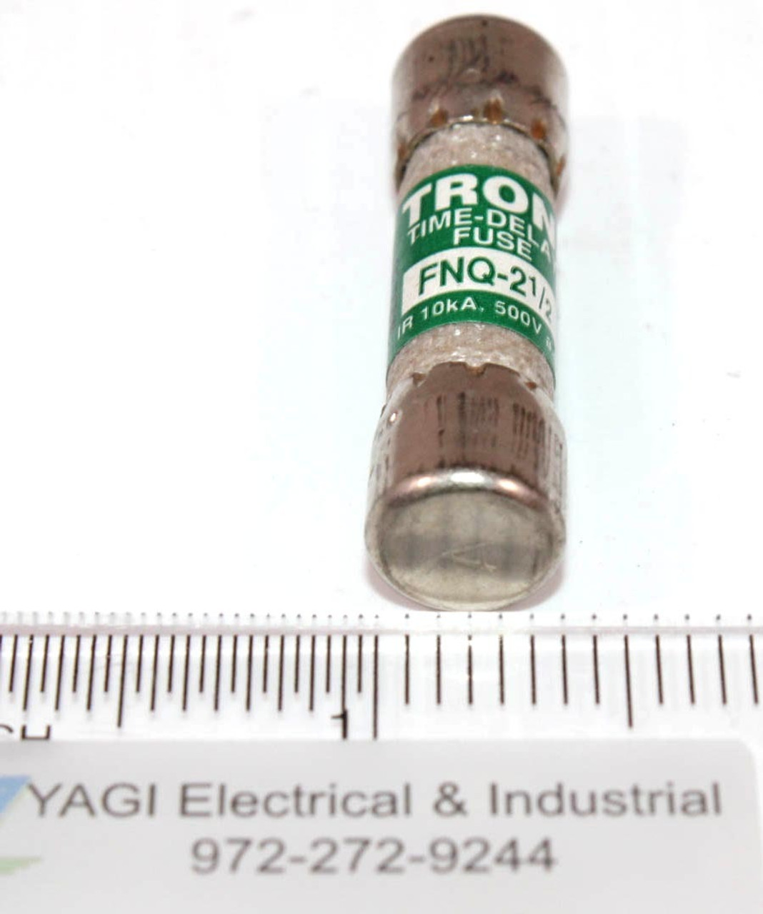 Bussmann Tron FNQ-2-1/2 Time Delay Fuse 2 1/2A 500V AC