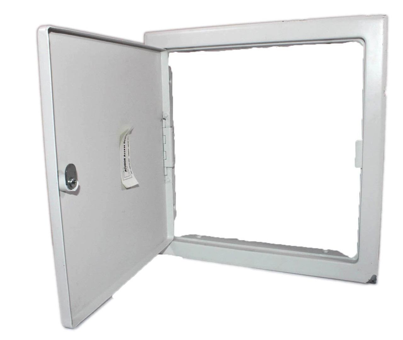 Acudor UF-5500 12 x 12 SCPC White Universal Flush Access Door Small Corner Damage