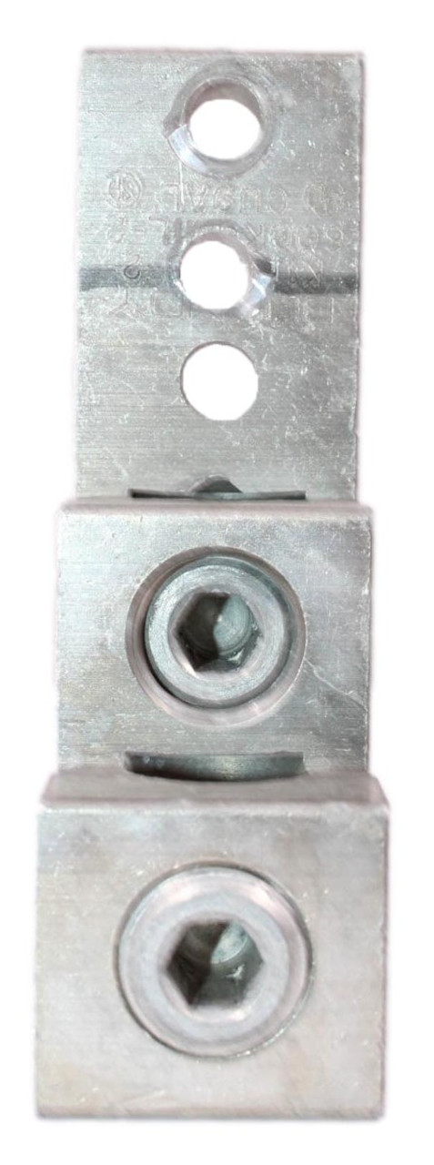 Burndy K11A36U-2 Mechanical Lug 2-600kcmil 2-Hole Mounting 2 Port