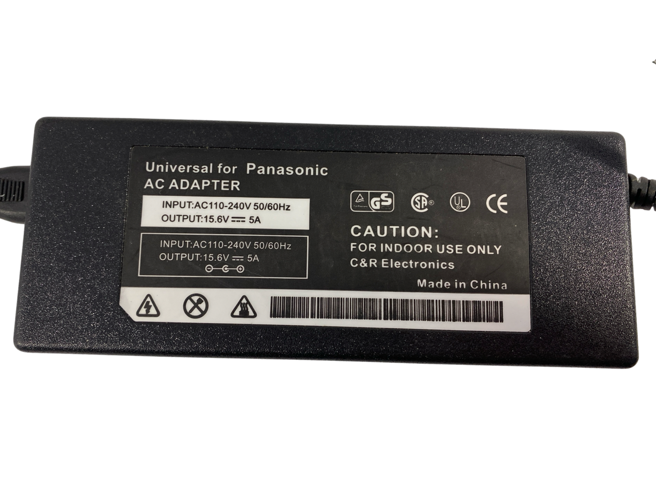 Universal AC Adapter for Panasonic 15.6V 5A 50/60Hz