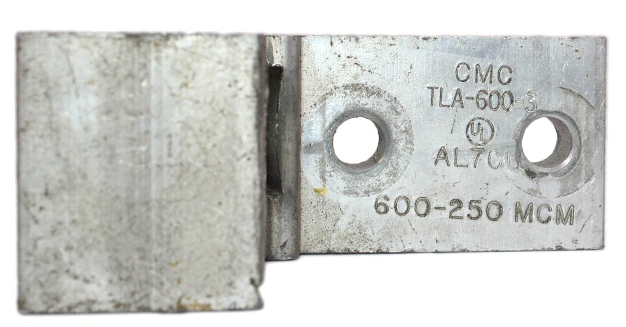 CMC TLA-600-3 Aluminum Mechanical Lug 600MCM-250 3 Barrel 2-Hole