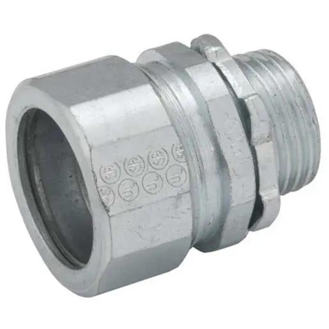 Raco 1804 Compression Connector Conduit  1" Uninsulated Steel