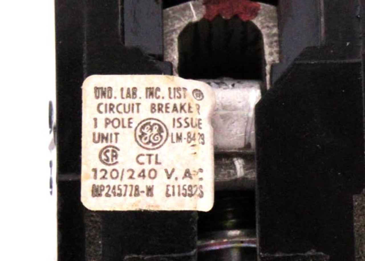 General Electric THQL1130 Breaker 30A 1P 120/240V 10kA Plug-In