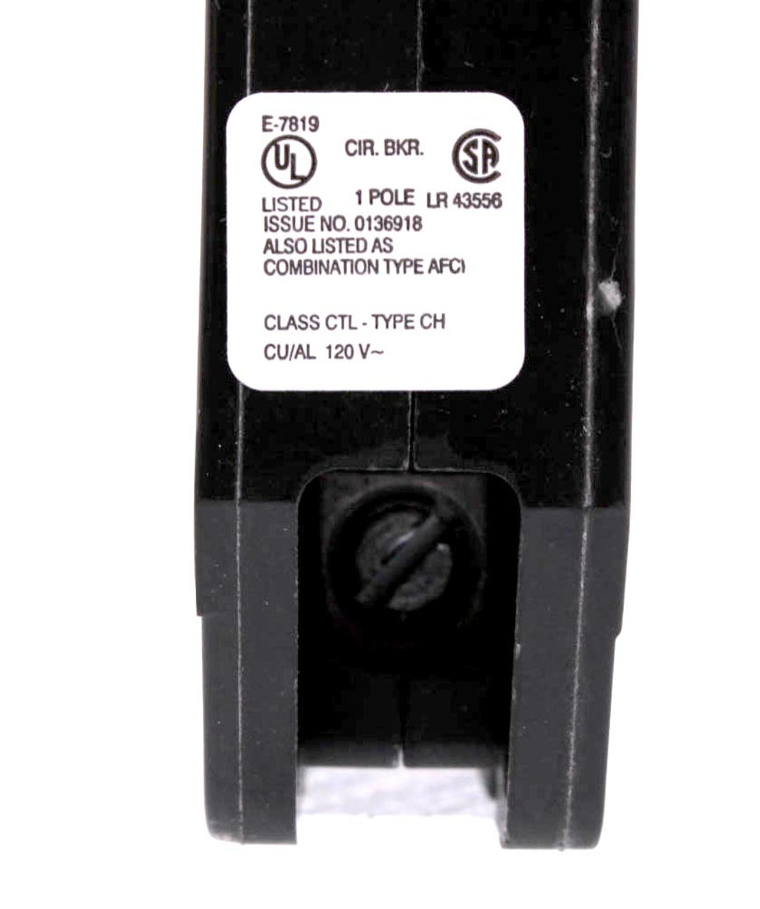 Eaton CHFP120AF CH Combination AFCI Breaker 20A 120V 1P 10kA Type CH