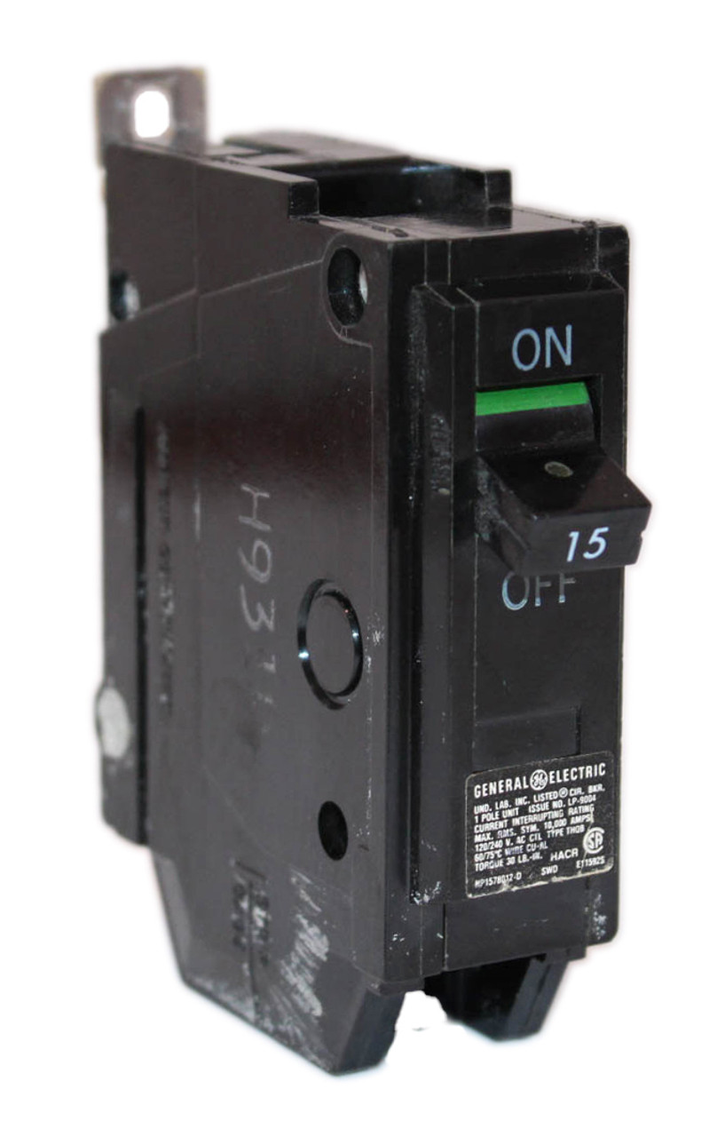 General Electric THQB1115 Breaker 15A 120/240V 1P Bolt-On