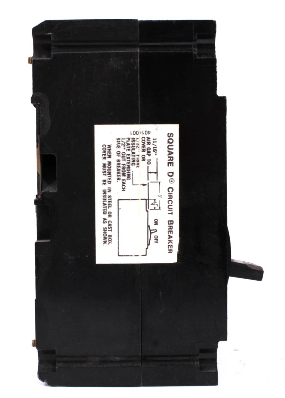 Square D FHL36015 Breaker 15A 600V 3P 18kA Unit Mount