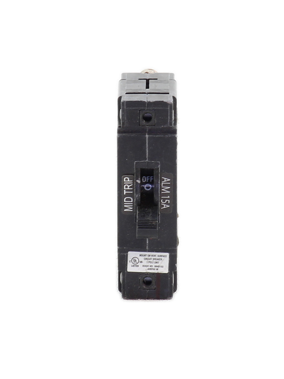 Airpax LMLB1-1RLS4R-36825-15-V Circuit Breaker 15A 80V 1P