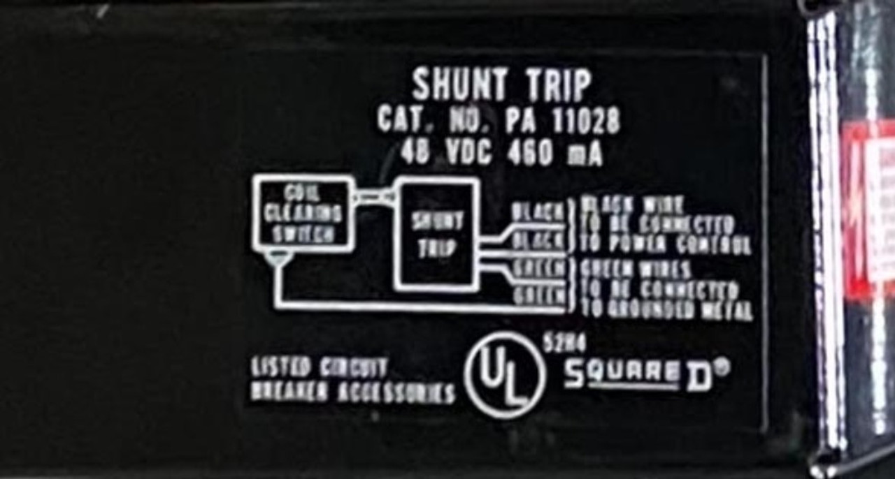 Square D PEC1636LIG Breaker 1600A 600V 3P 50/60Hz LIG W/ Shunt Trip