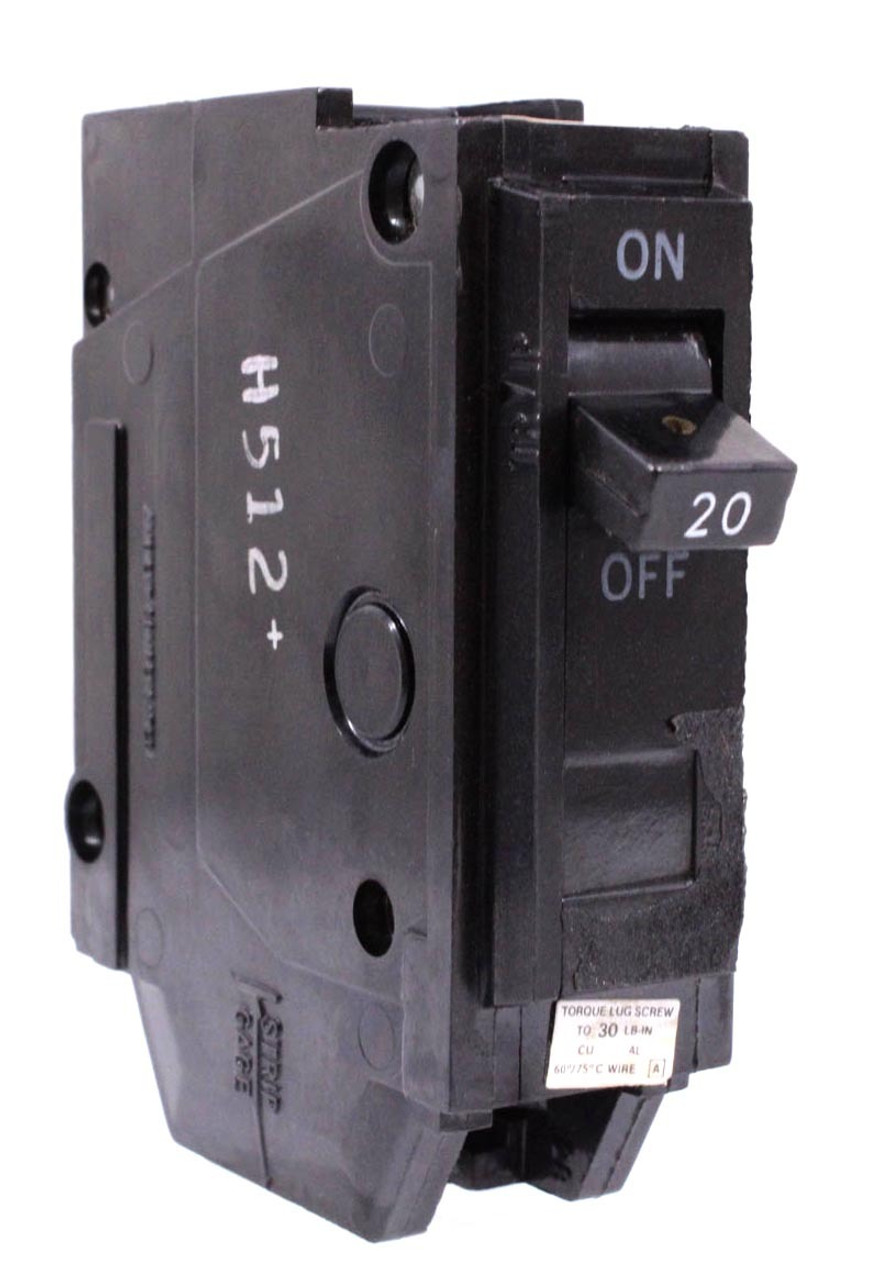 General. Electric THQL1120 Breaker 20A 120/240V 1P 10kA Plug-In