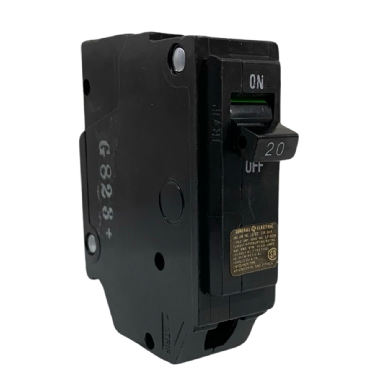 General Electric THQL1120 Breaker. 20A 120/240V 1P 10kA Plug-In