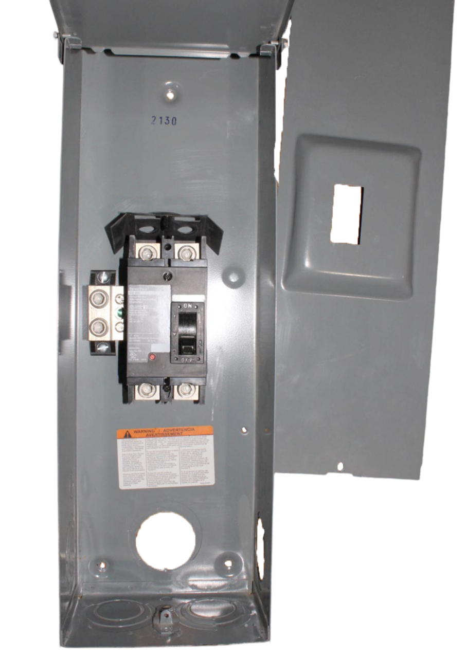 Square D Q2200MRBE Main Breaker Panel NEMA 3R w/PowerPacT QDL22000RPTL Breaker 200A 240V 25kA 50/60Hz