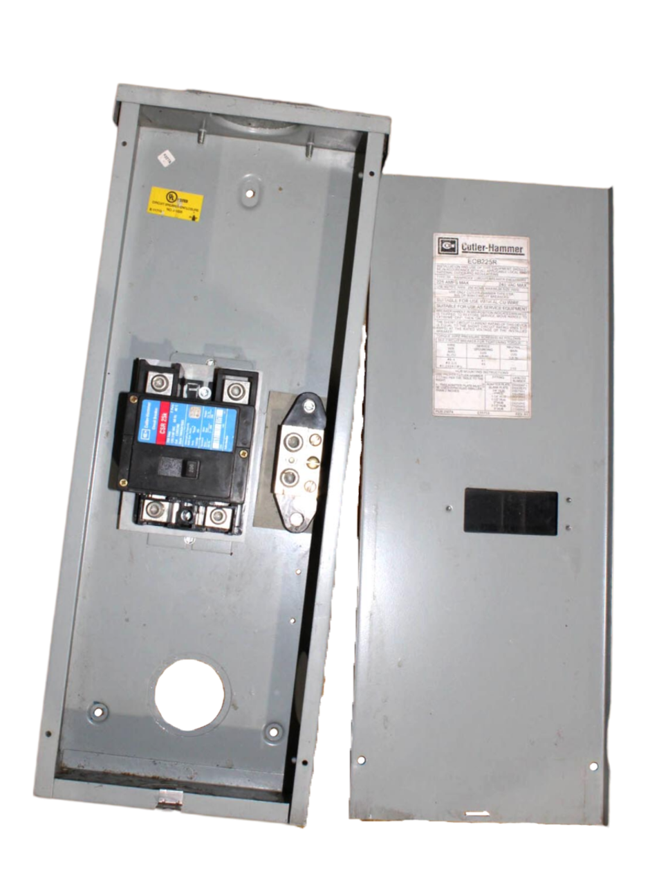 Eaton ECB225R Outdoor Breaker Panel – 200A, 240V, 2-Pole, 25kA, NEMA 3R Weatherproof Enclosure