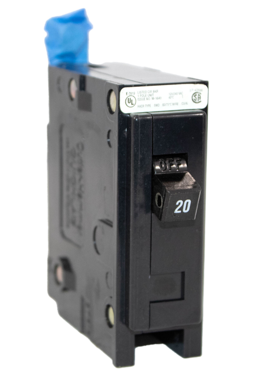 Eaton/Cutler Hammer QBHW1020 Breaker 20A 120/240V 1P 22kA Bolt-On