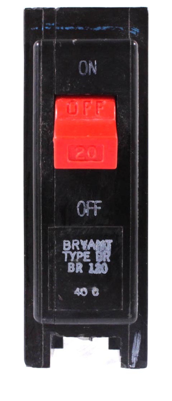 Cutler Hammer BR120 Circuit Breaker 20A 1P 120/240V 10kA Plug-In