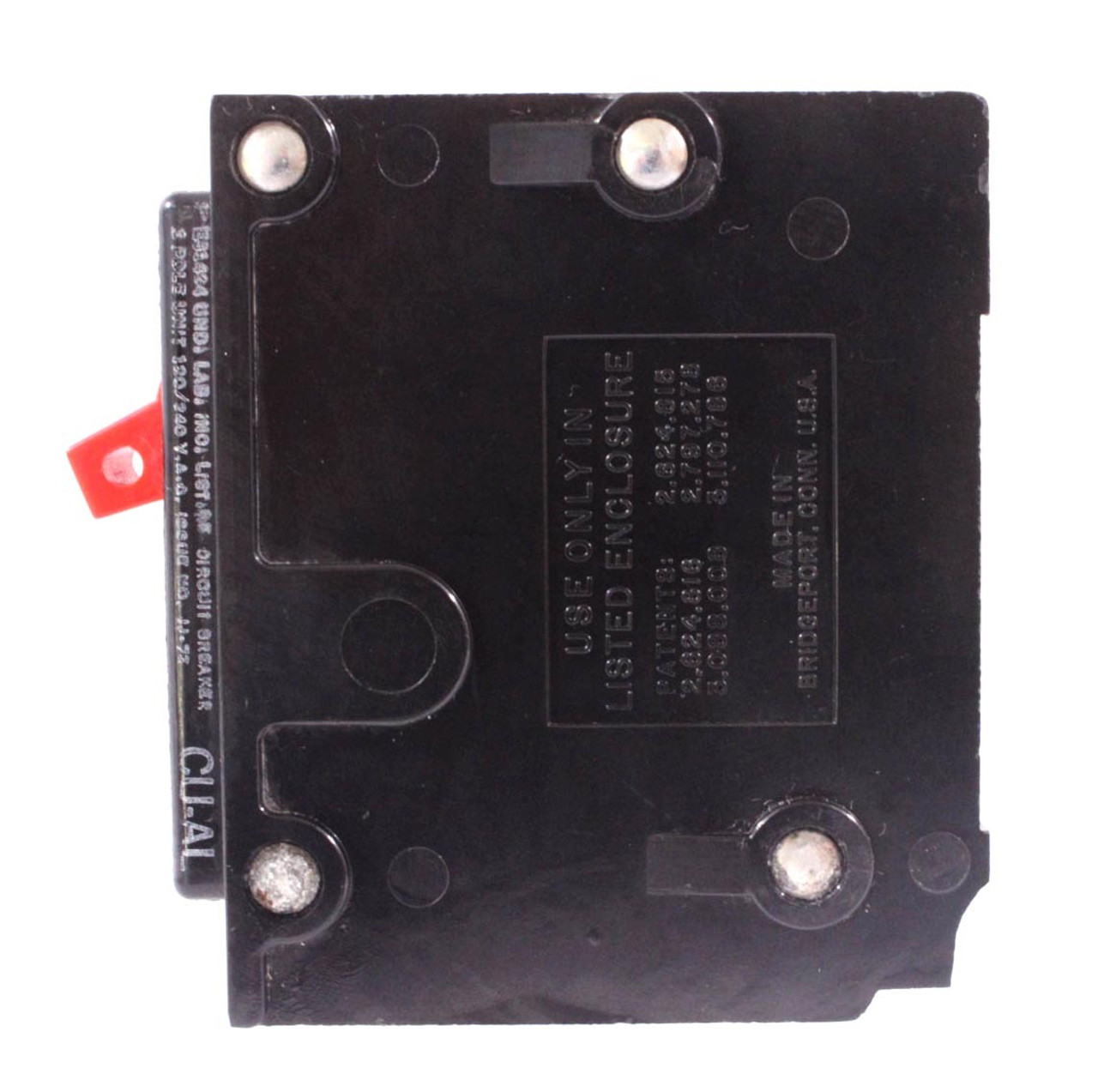Cutler Hammer BR120 Circuit Breaker 20A 1P 120/240V 10kA Plug-In