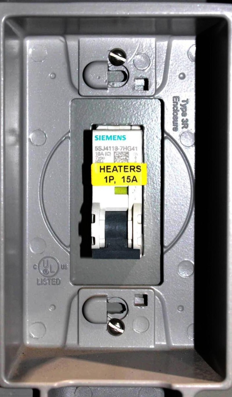 Siemens Siebreak 600A NEMA 3R 15kV Fused Interrupter Switch