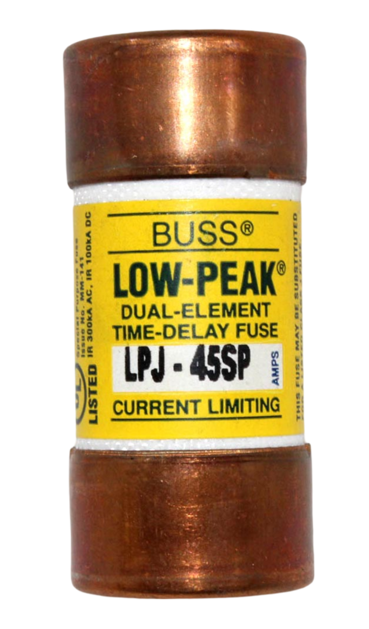 Bussmann LPJ-45SP Fuse 45A 600V Class J Time Delay Dual Element